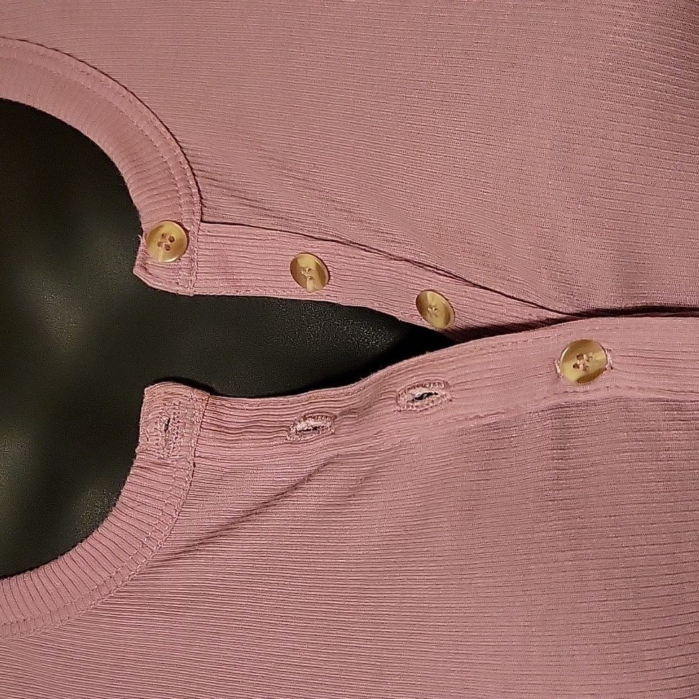 Marine Layer Cait Ribbed Henley - Picture 6 of 9